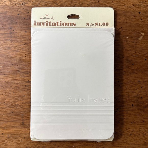 Vintage You're Invited Hallmark Party Invitations - Picture 3 of 9